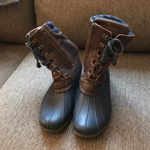 Sperry Navy/Brown Duck Boots